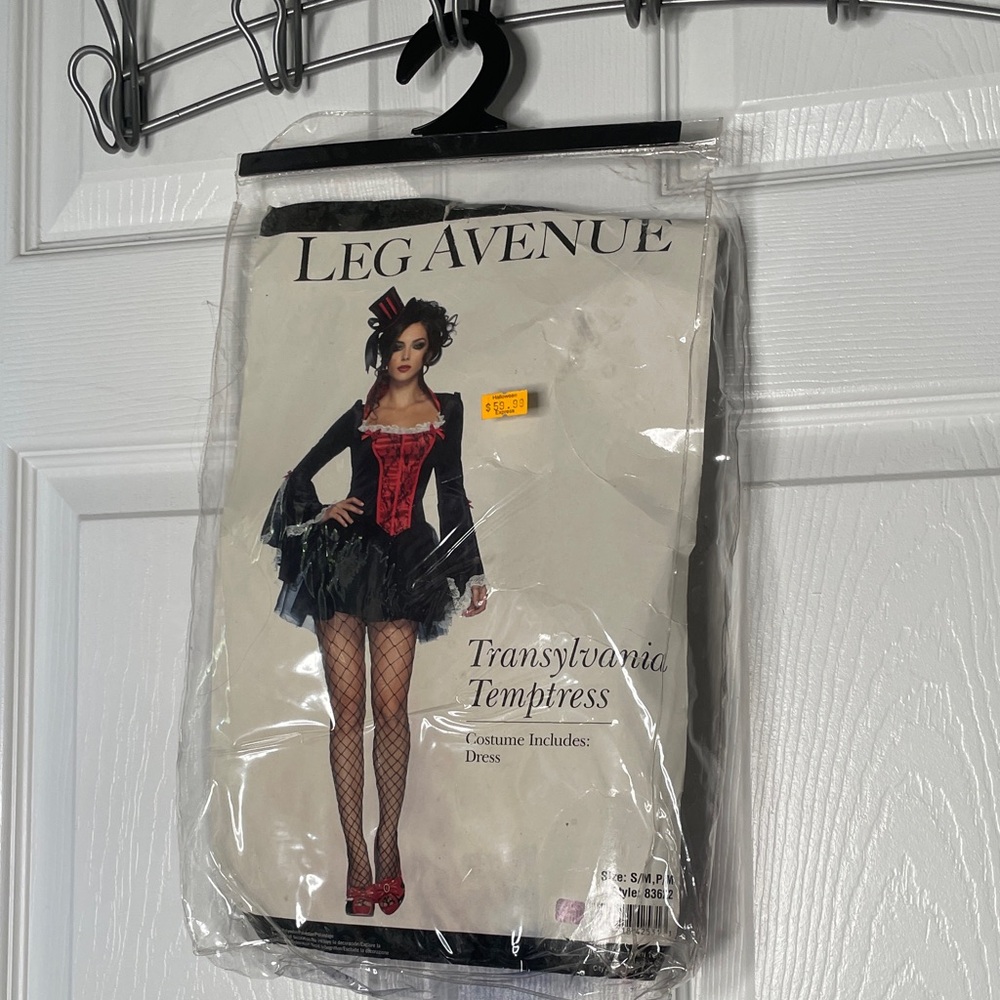 Leg Avenue Red and Black Transylvania Temptress Mini Dress